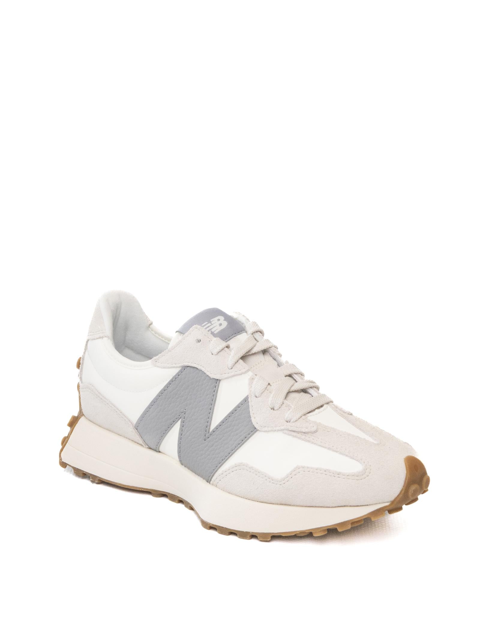 NEW BALANCE sneaker 327 bianco/grigio 327 U LT-BIA/GRIGIO 