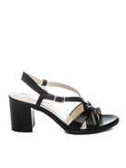 NERO GIARDINI Sandalo pelle nero E615752 PANDORA-NERO 