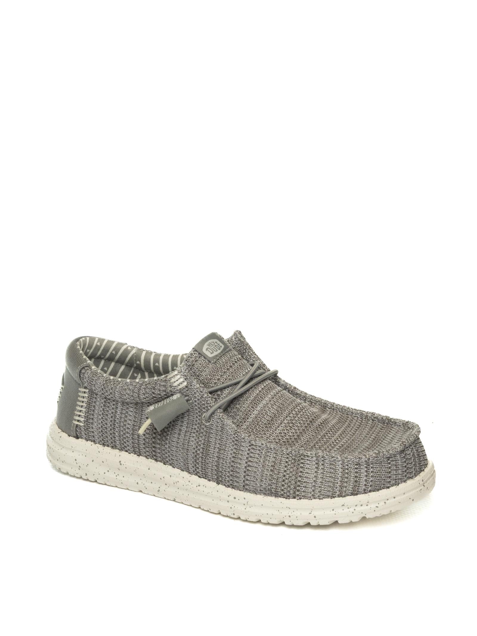HEY DUDE slip on wally stretch grigio 41898 WALLY STRETCH-030 
