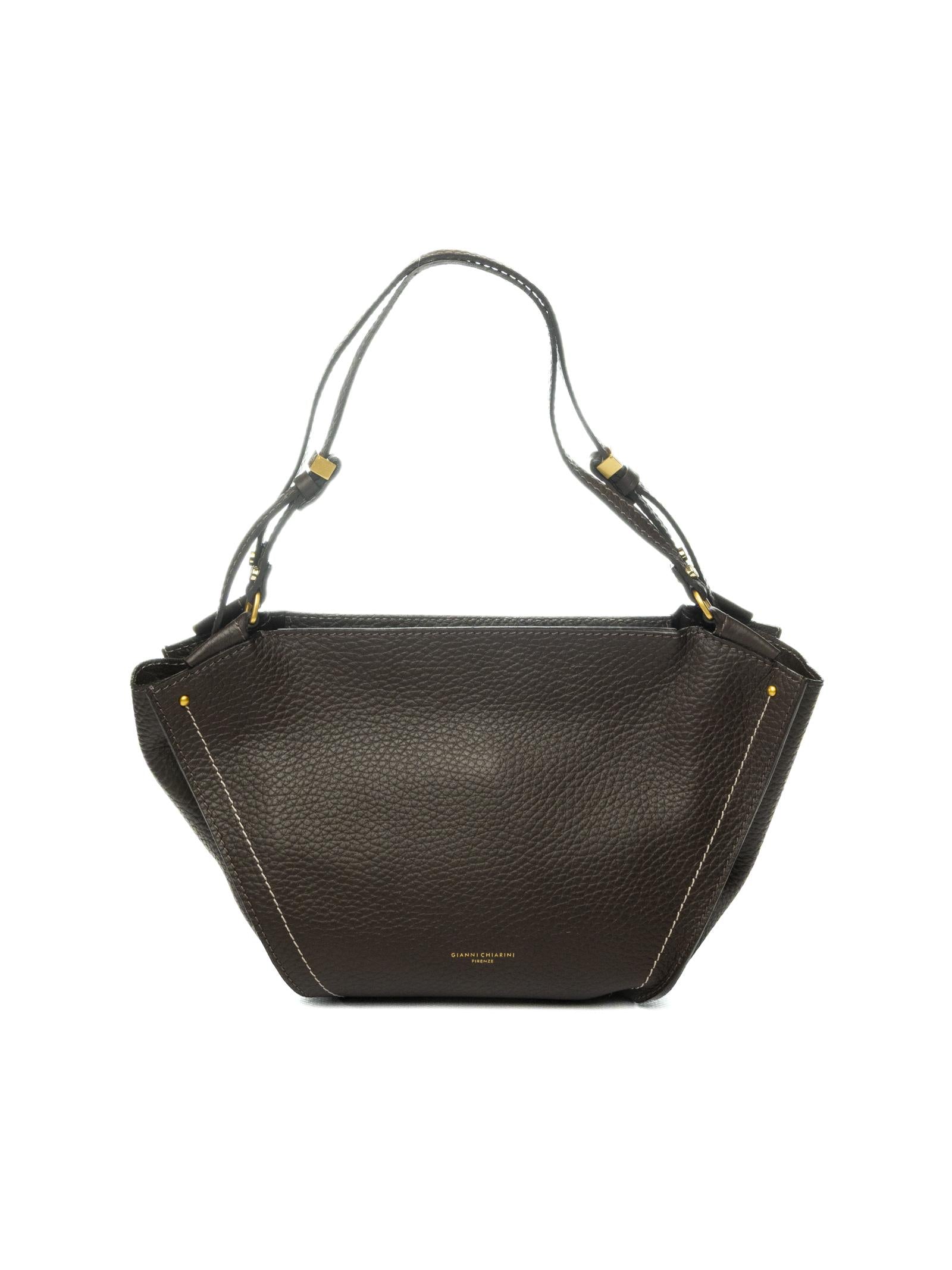GIANNI CHIARINI borsa a spalla bloom marrone 11796 BLOOM-2107 