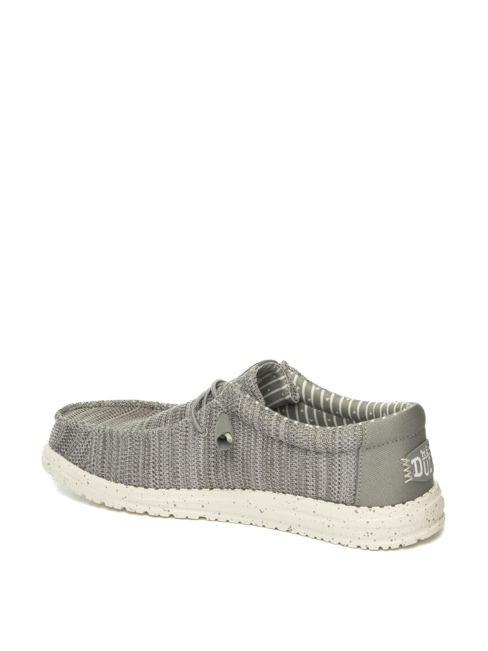 HEY DUDE slip on wally stretch grigio 41898 WALLY STRETCH-030 