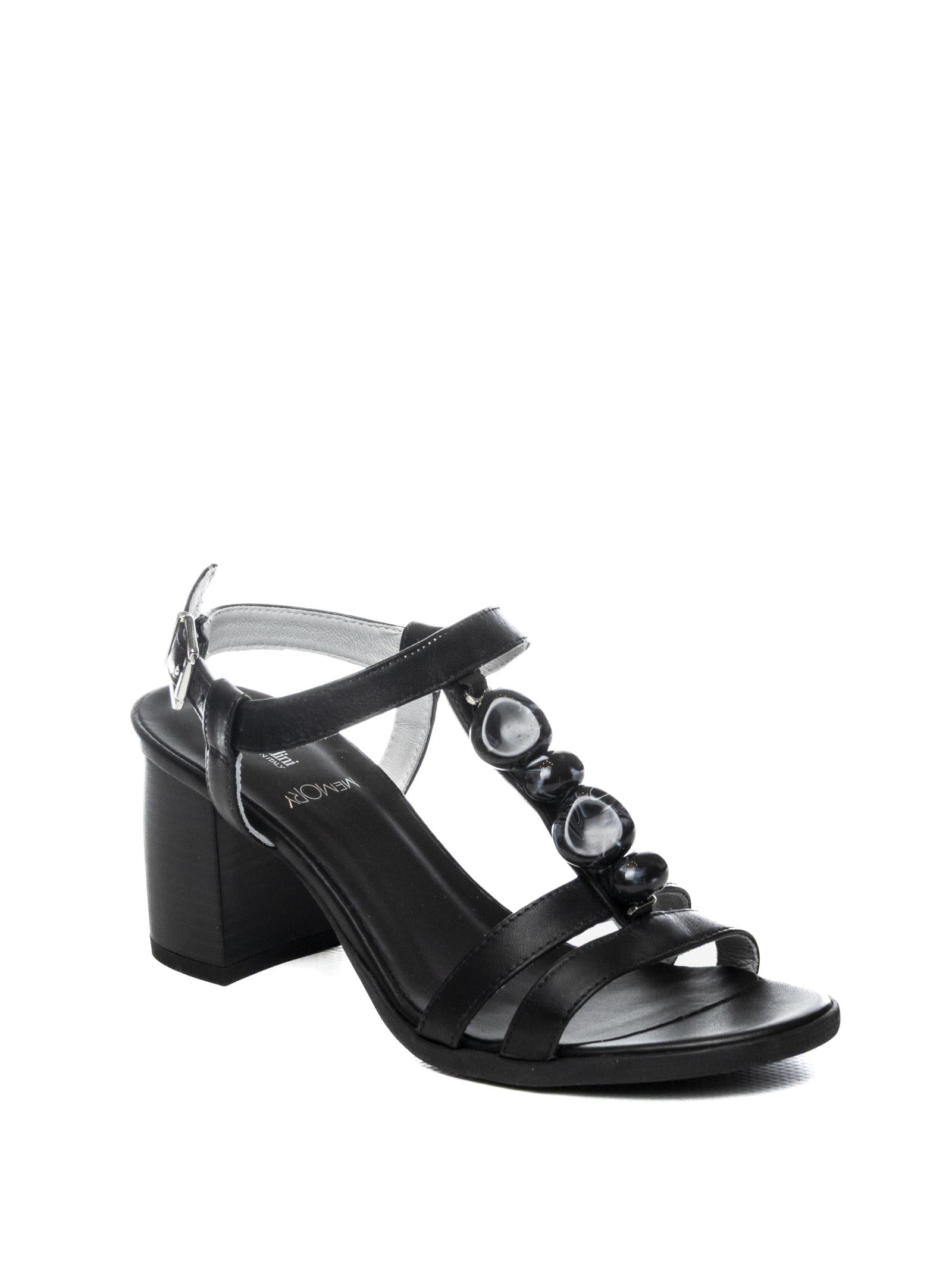 NERO GIARDINI Sandalo pelle nero E615860 TAMIGI-NERO 