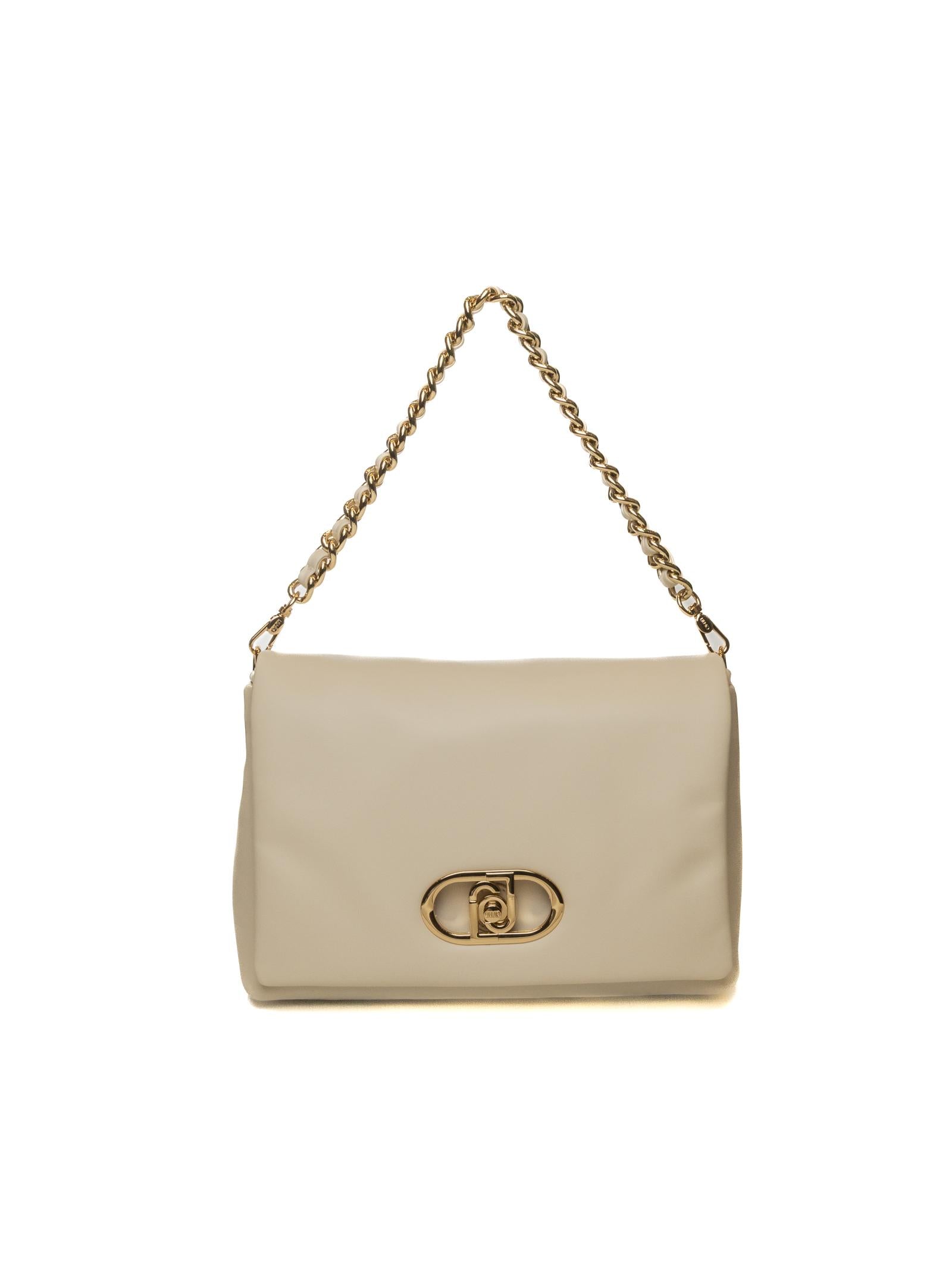 LIU JO borsa a spalla la puffy crema AA6147E0953 LA PUFFY-X0459 