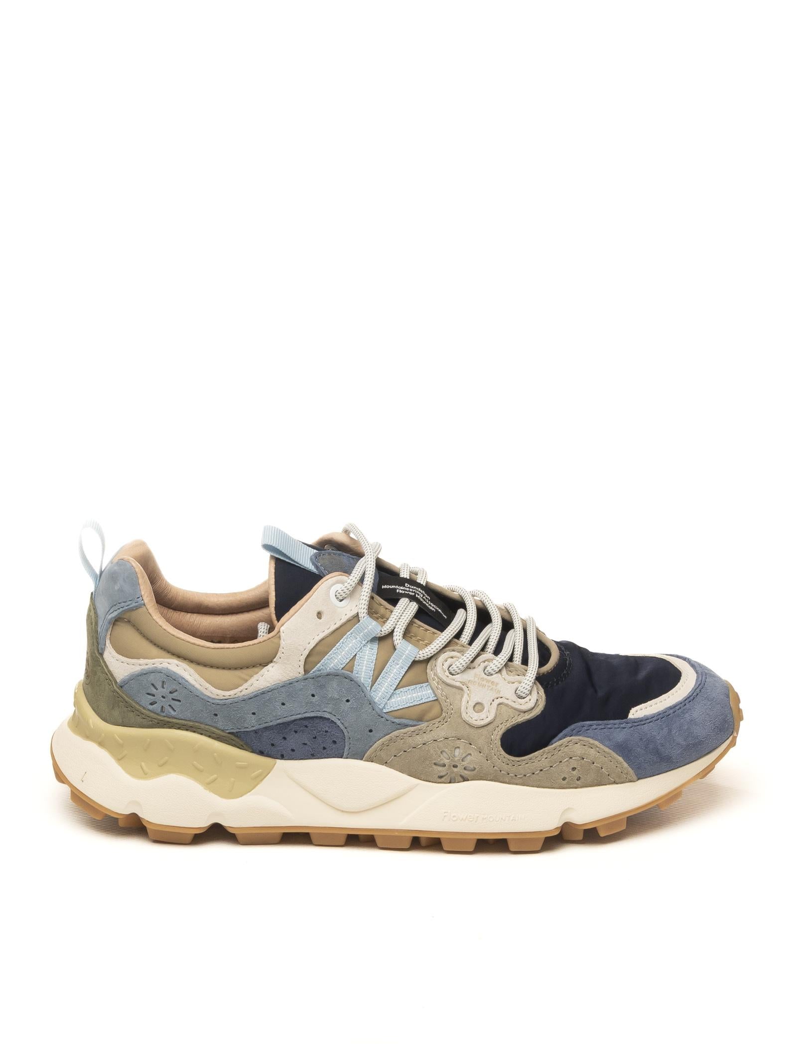 FLOWER MOUNTAIN sneaker yamano blu/beige 2017816-01 SUE/NYL-3C11 