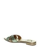 VINCENT VEGA Sandalo laminato oro/verde INGRID D20 LAM-VERDEACQUA 