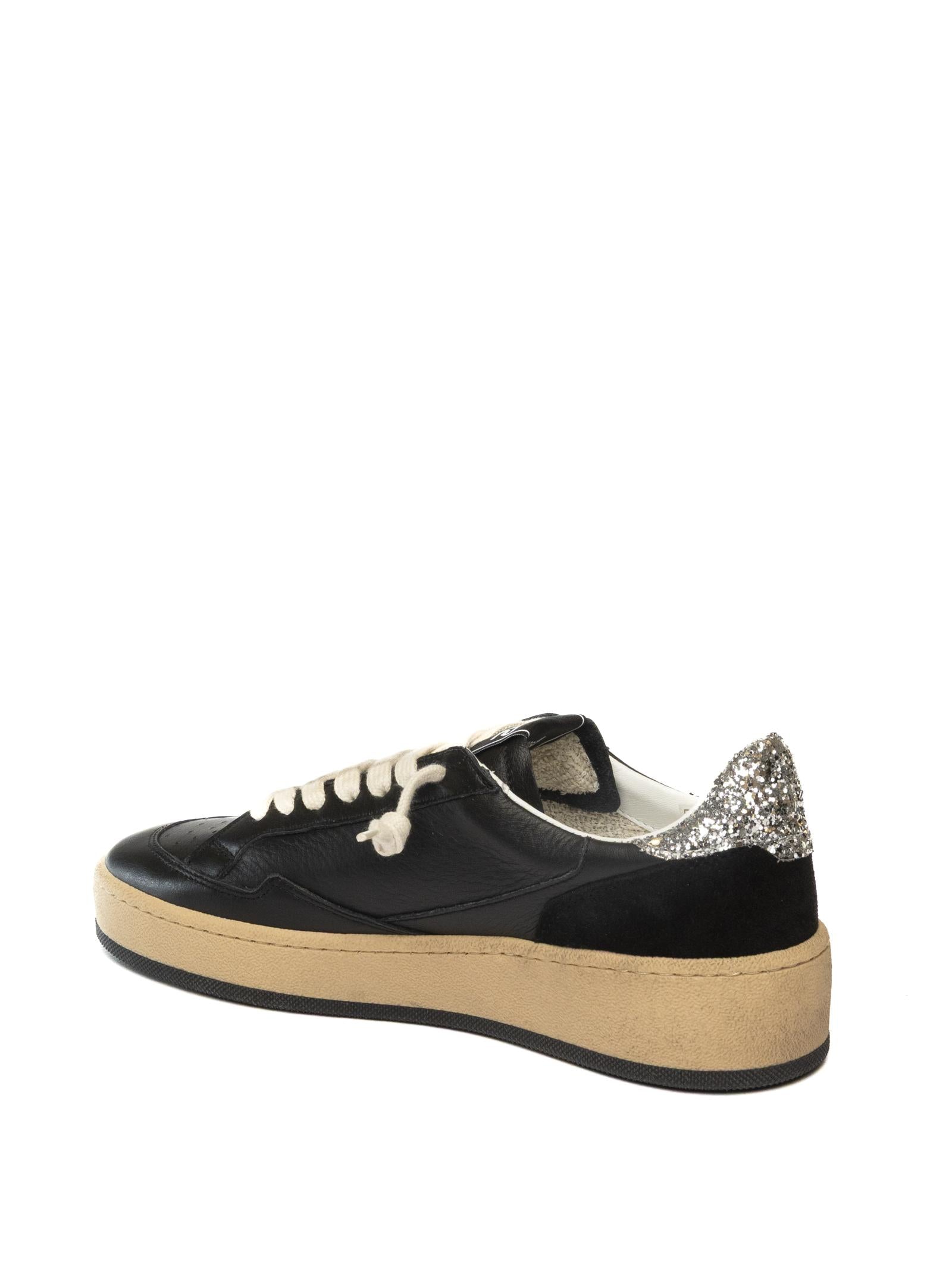 4B12 Sneaker play new nero/oro PLAYNEW D PELLE-221 