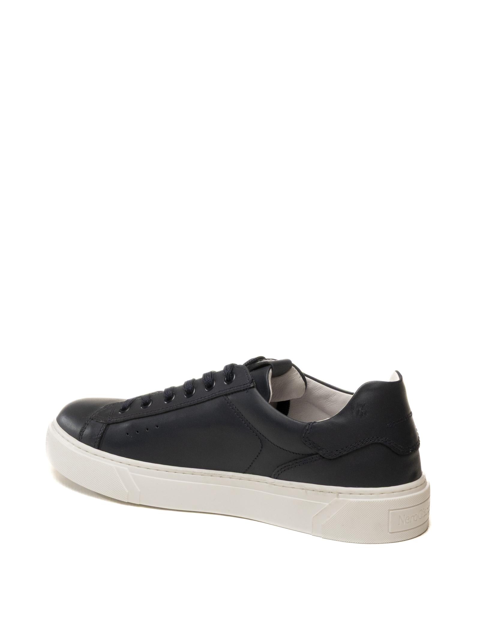 NERO GIARDINI Sneaker pelle blu E400240 SPARTA-INCANTO 