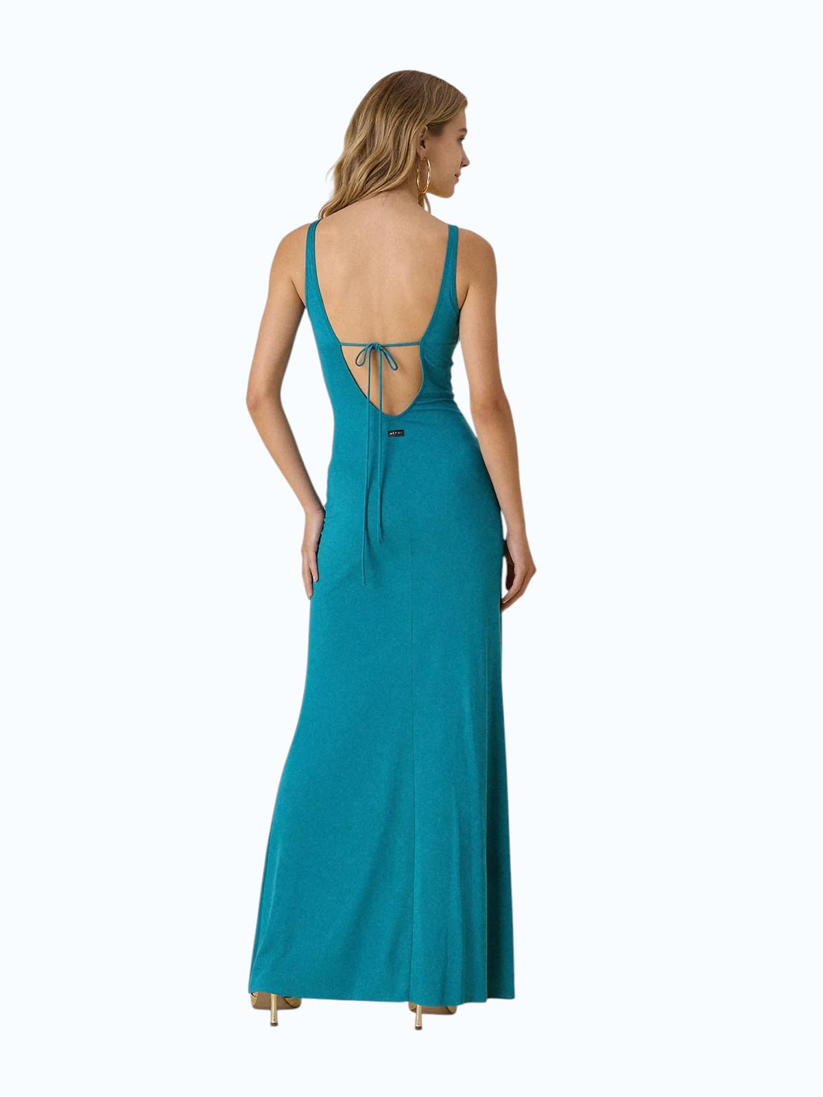 ME FUI copricostume petrolio SW0126PT VEST.L-PETROLIO 