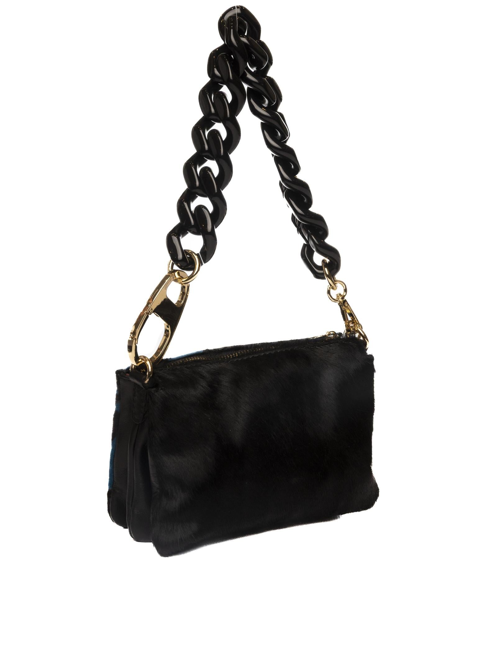 MY-BEST BAG borsa a spalla reflex blu/nera 1022 REFLEX-COBALTO 