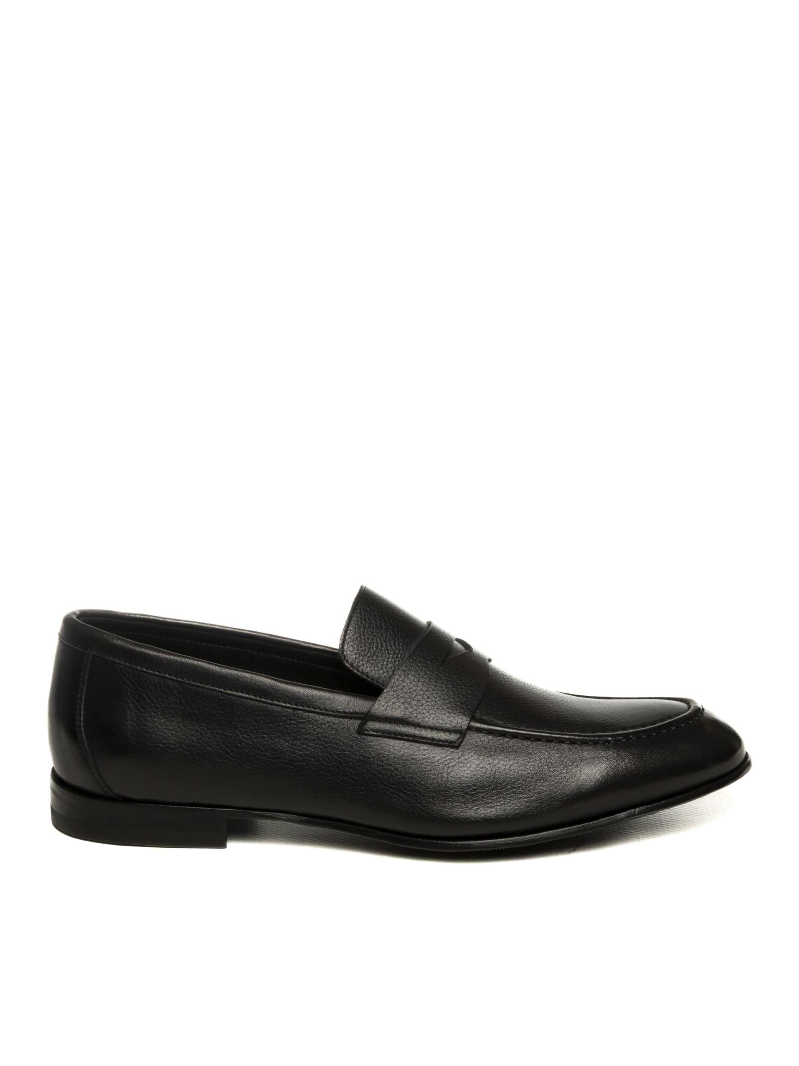 JEROLD WILTON Mocassino grained nero 1101 GRAINED-NERO 
