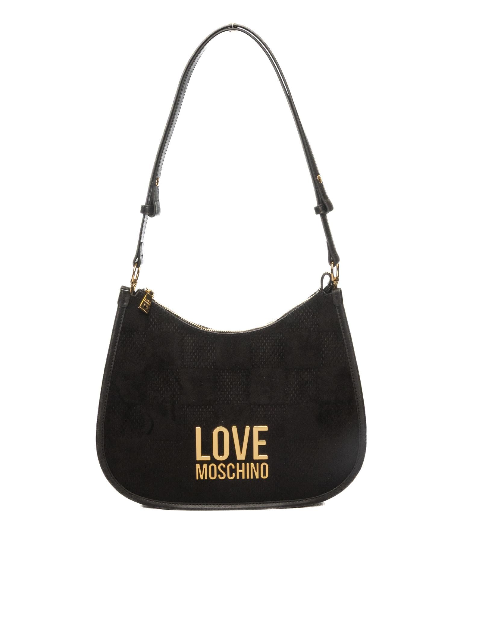 LOVE MOSCHINO borsa a spalla nera JC4126 PP0N-00A 