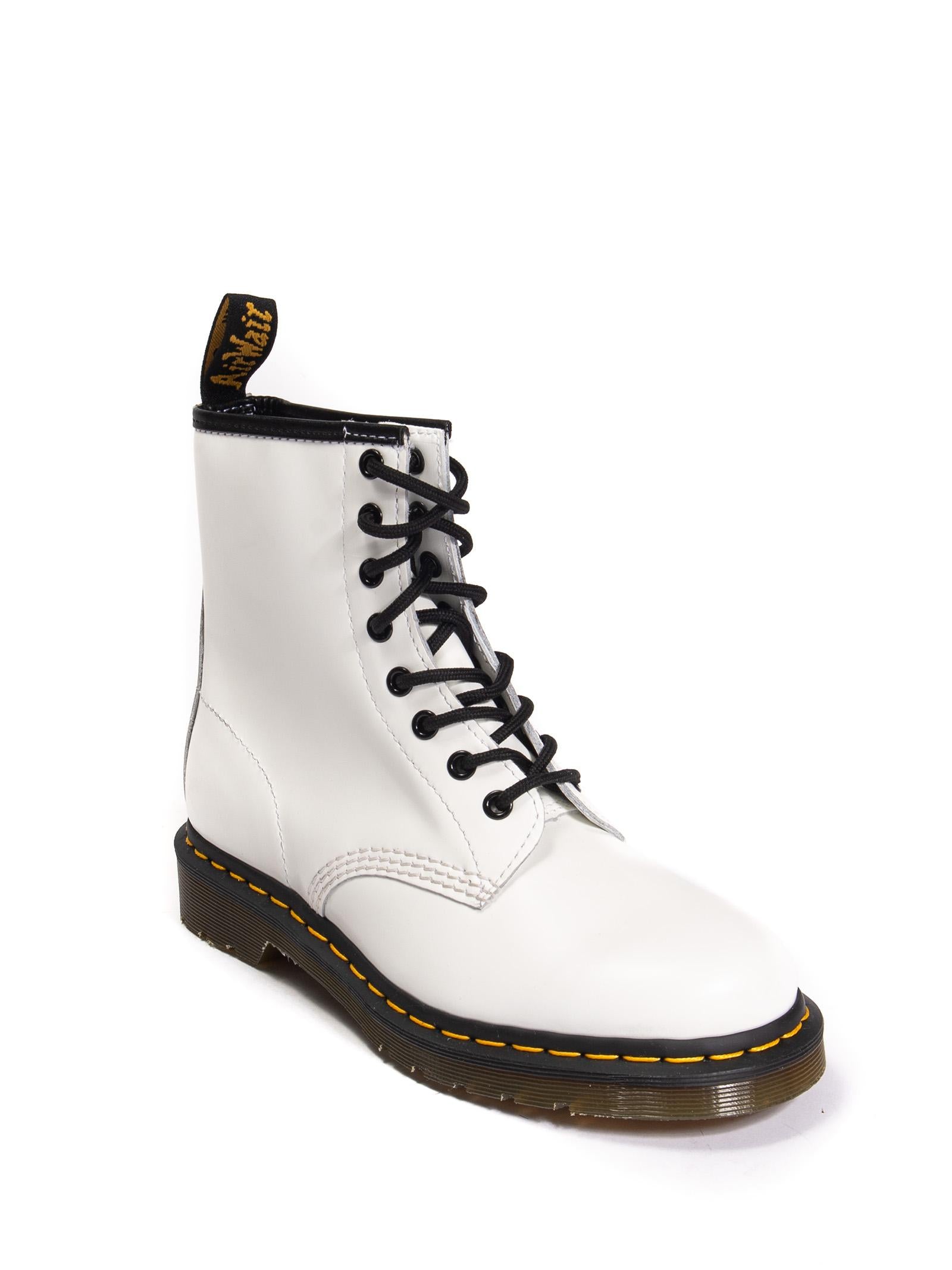 DR. MARTENS Anfibio 1460 smooth bianco 1460D SMOOTH-WHITE 