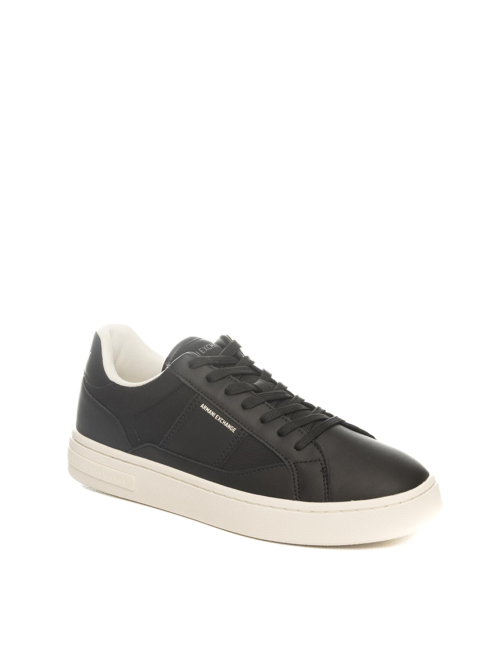 ARMANI EXCHANGE Snaker pelle nero XUX241 XV911-K001 