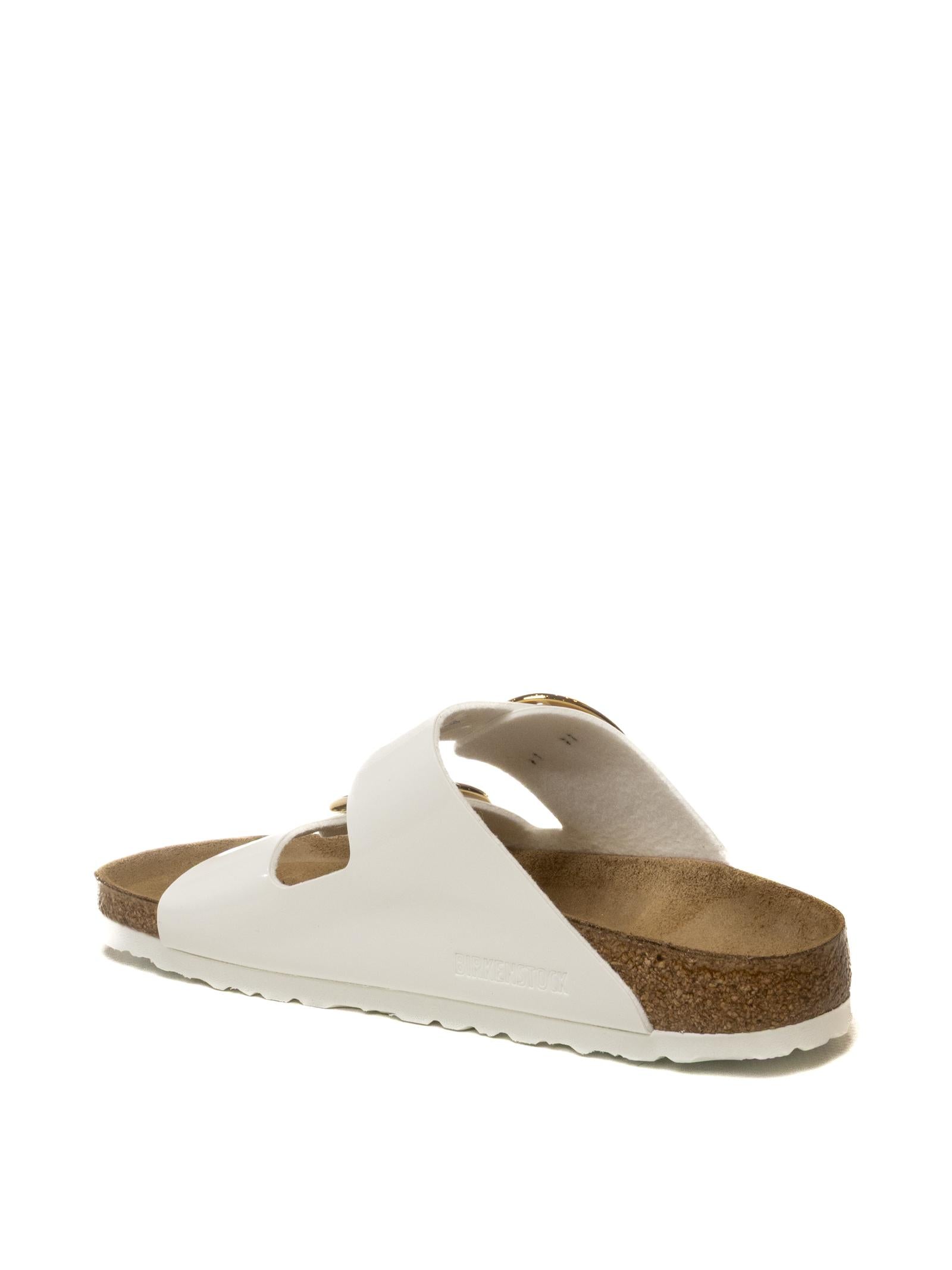 BIRKENSTOCK Sandalo arizona big buckle vernice bianco ARIZONA BIG BUCKLE 1019818-WHITE 