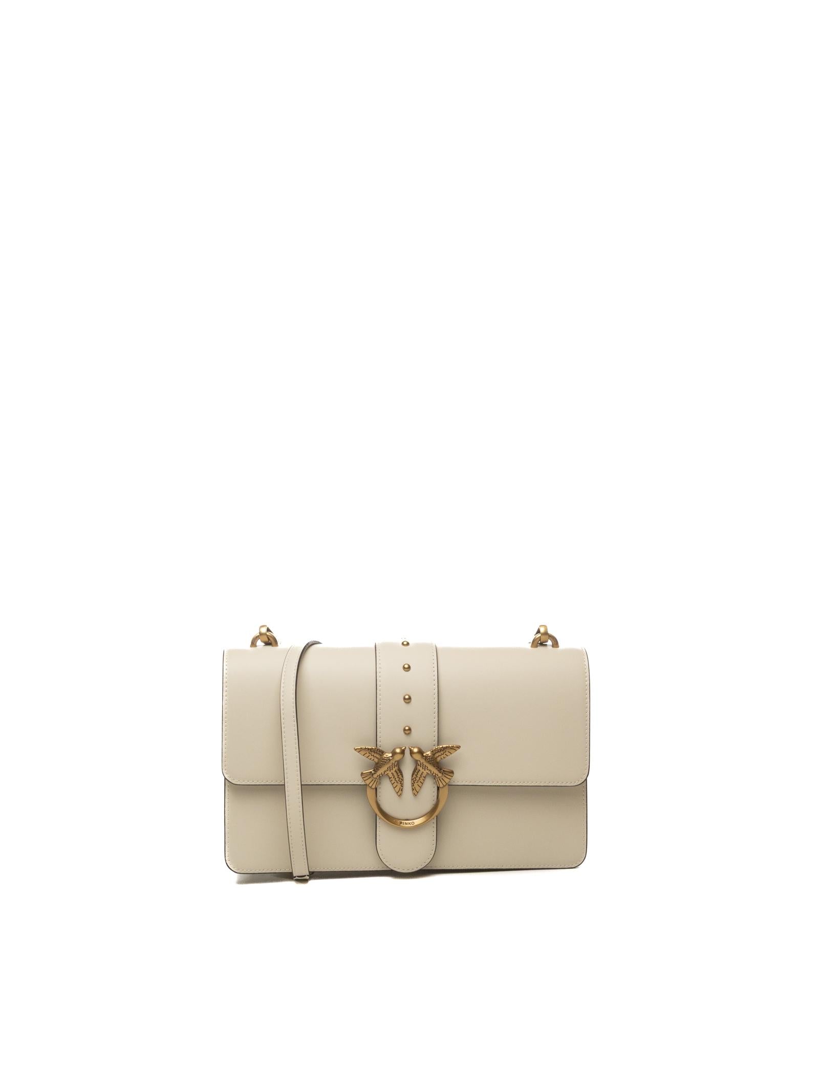 PINKO borsa a spalla love one classic bianco/ora 105857-A0F1 LOVE ONE CLASSIC-Z14Q 
