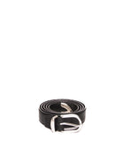 ITALIAN BELTS cintura pelle nera 030 CERVO-NERO 