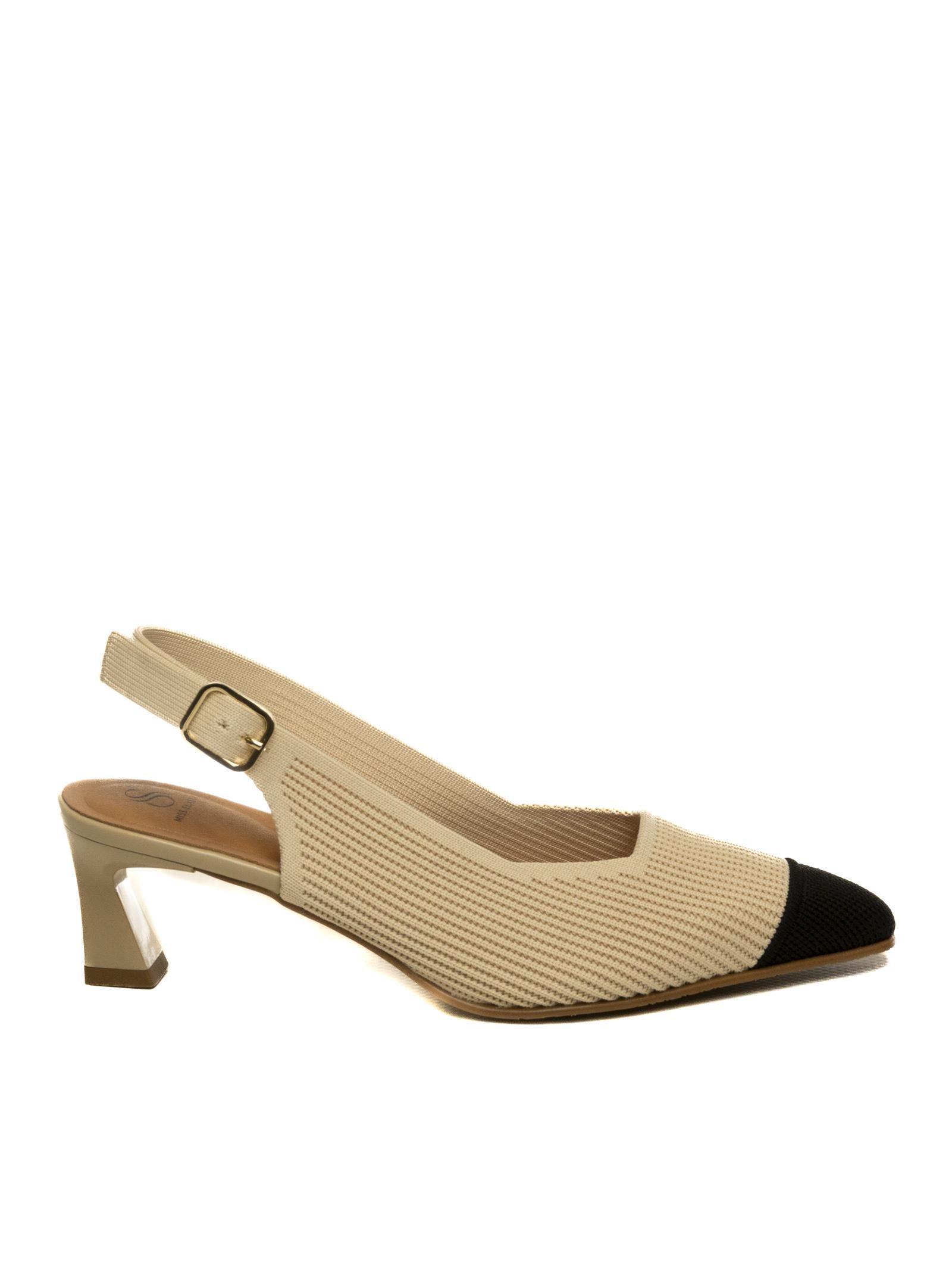 MISS ELASTIC Chanel tessuto camel/nero 75063 FLOW-3V 