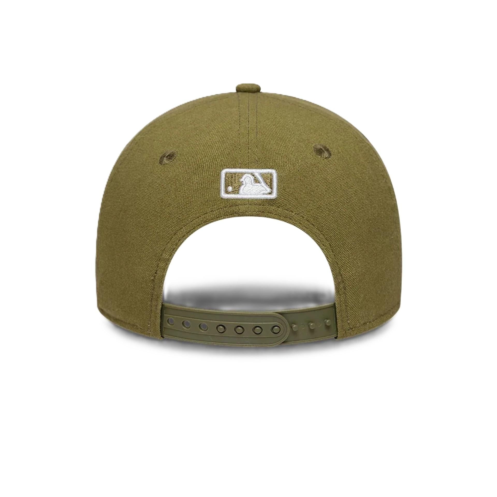NEW ERA cappello los angeles verde 60856290 LINEN-OLIVE/WHT 