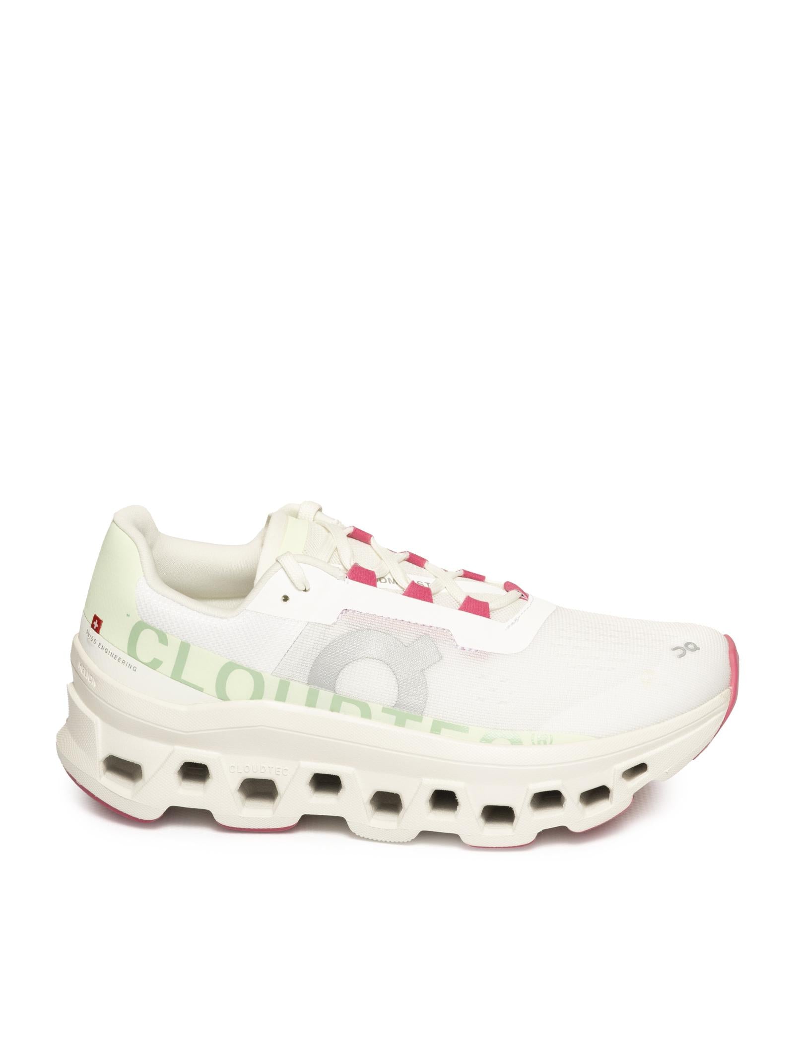 ON Sneaker cloudmonster bianco/rosa CLOUDMONSTER D 61.9-7725 