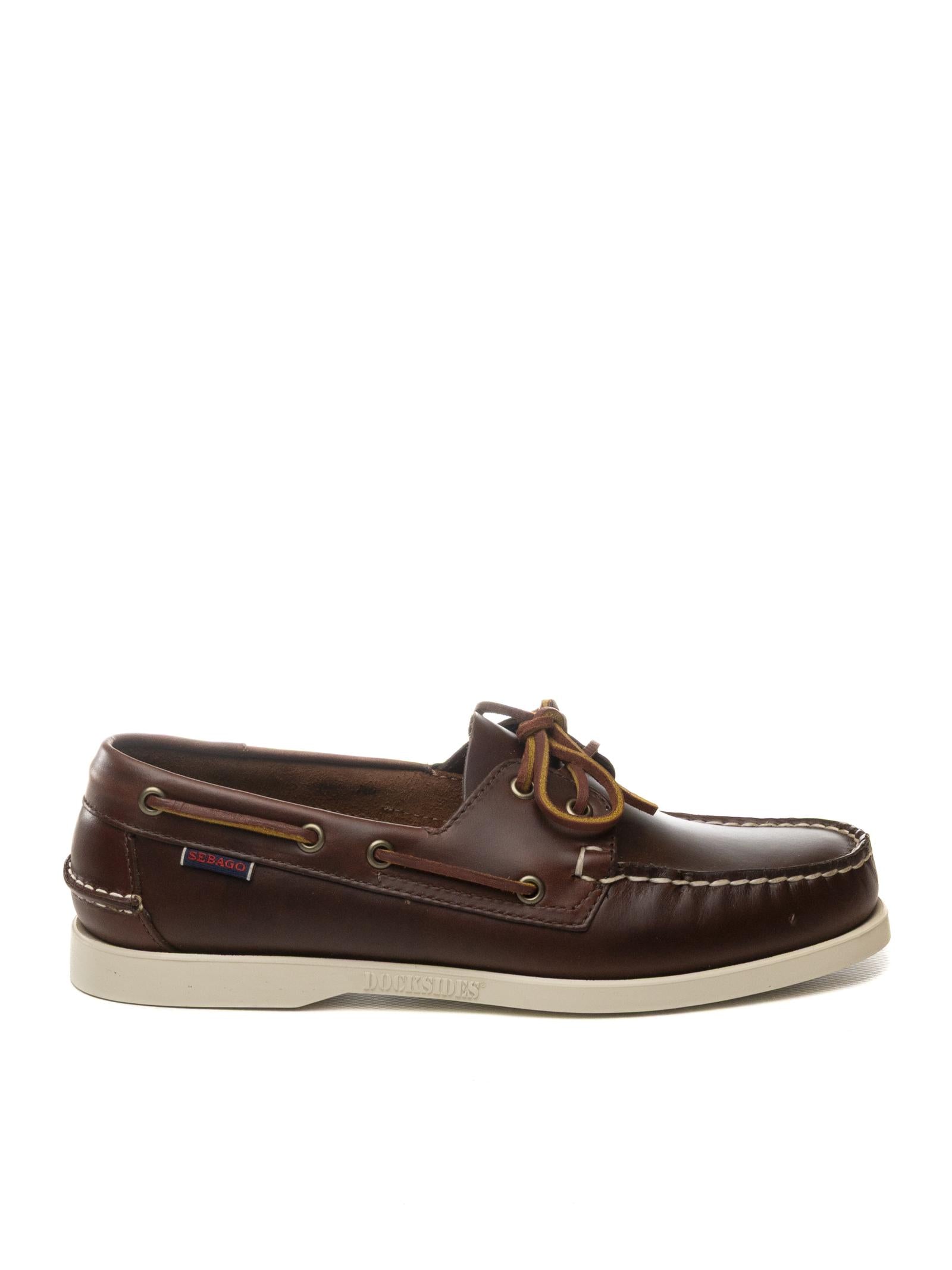 SEBAGO Mocassino barca portland pelle moro PORTLAND WAXED 70000G0-BROWN 900 
