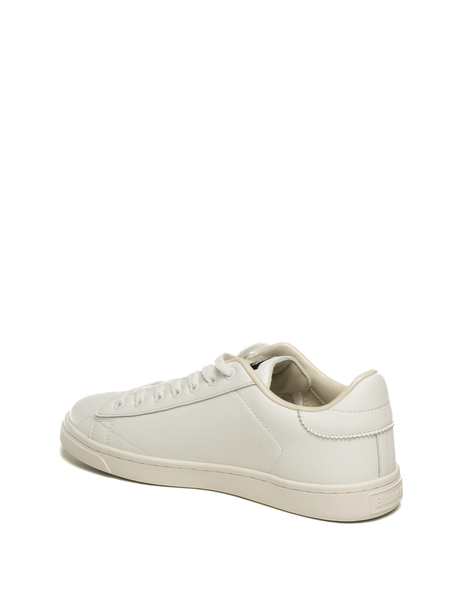 BLAUER Sneaker lowell bianco LOWELL01 PELLE WHITE 