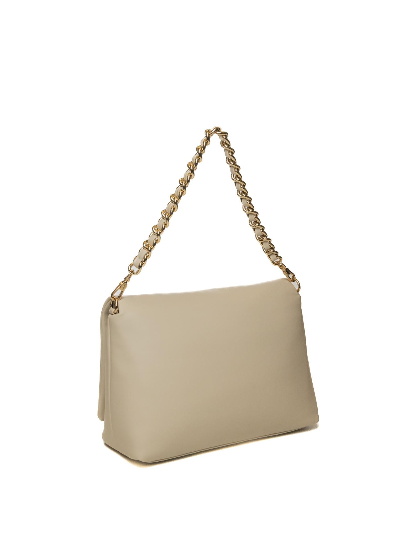 LIU JO borsa a spalla la puffy crema AA6147E0953 LA PUFFY-X0459 