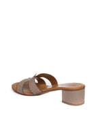 VINCENT VEGA Sandalo pelle taupe P406 HDS VIT-TAUPE 