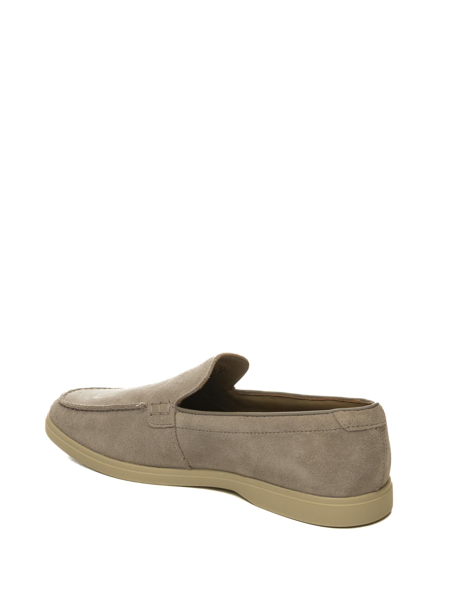 CLARKS ENGLAND Mocassino torford camoscio grigio TORFORD EASY SUEDE-GRAY 