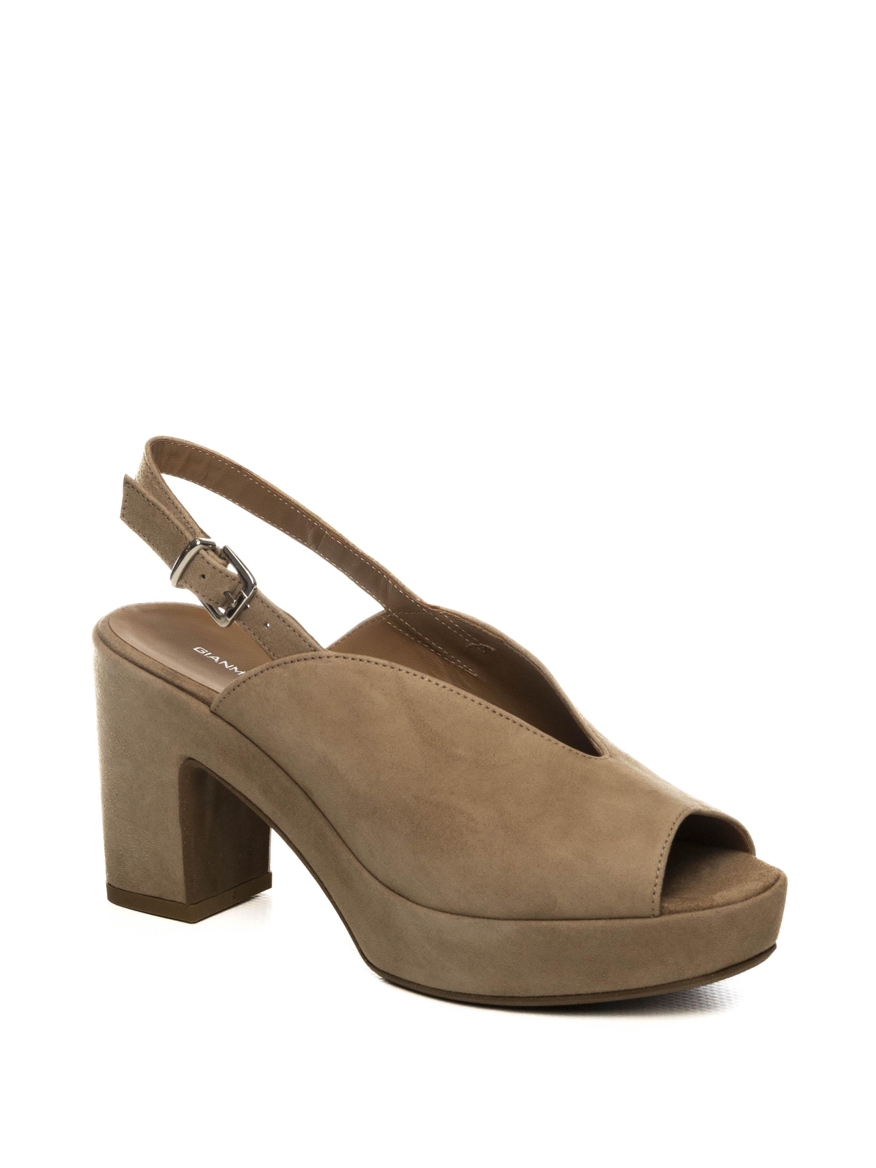 GIANMARCO SORELLI sandalo camoscio beige 1974 CAM-BEIGE 