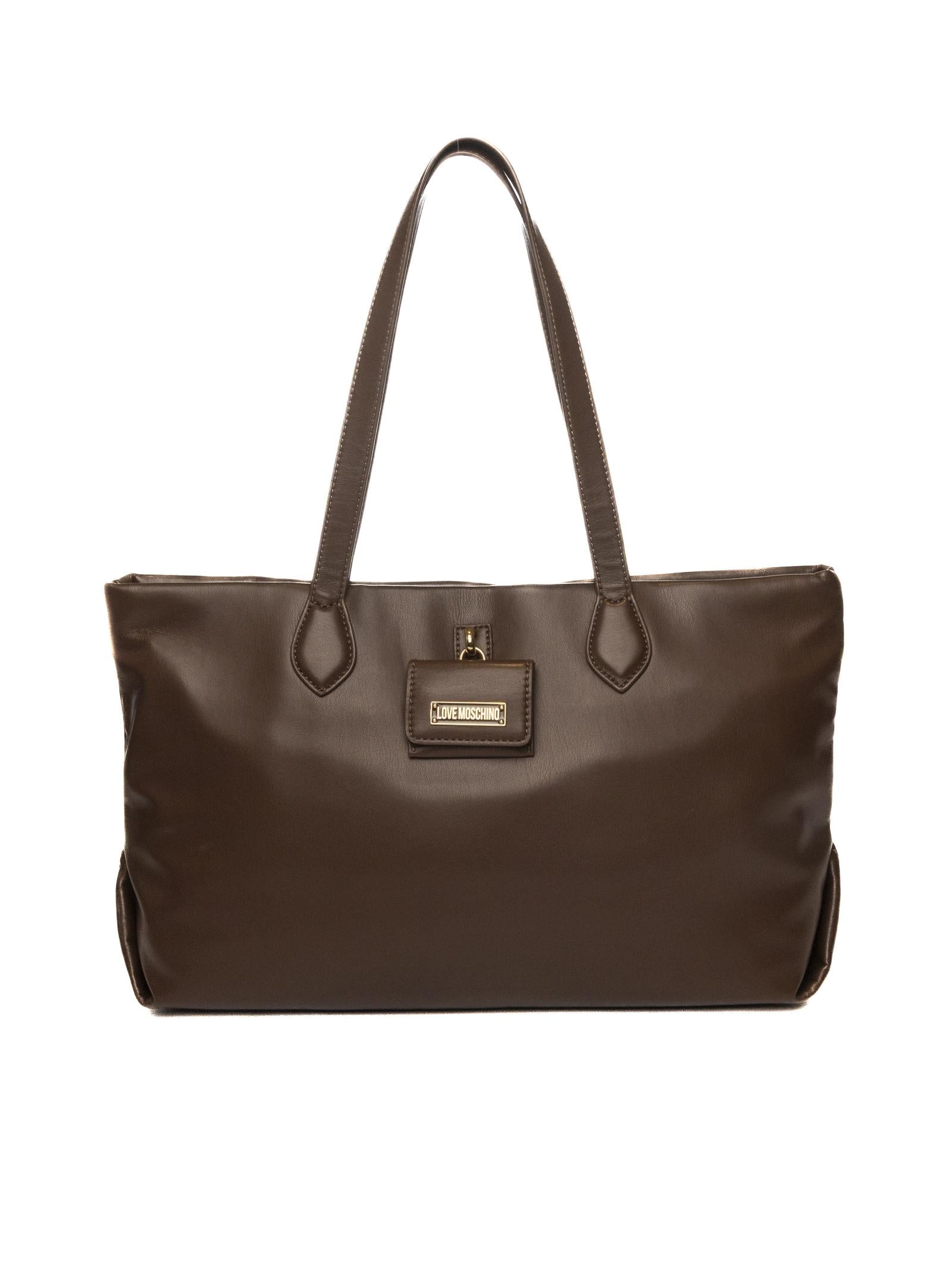 LOVE MOSCHINO borsa a spalla marrone scuro JC4358 PP0N-313 
