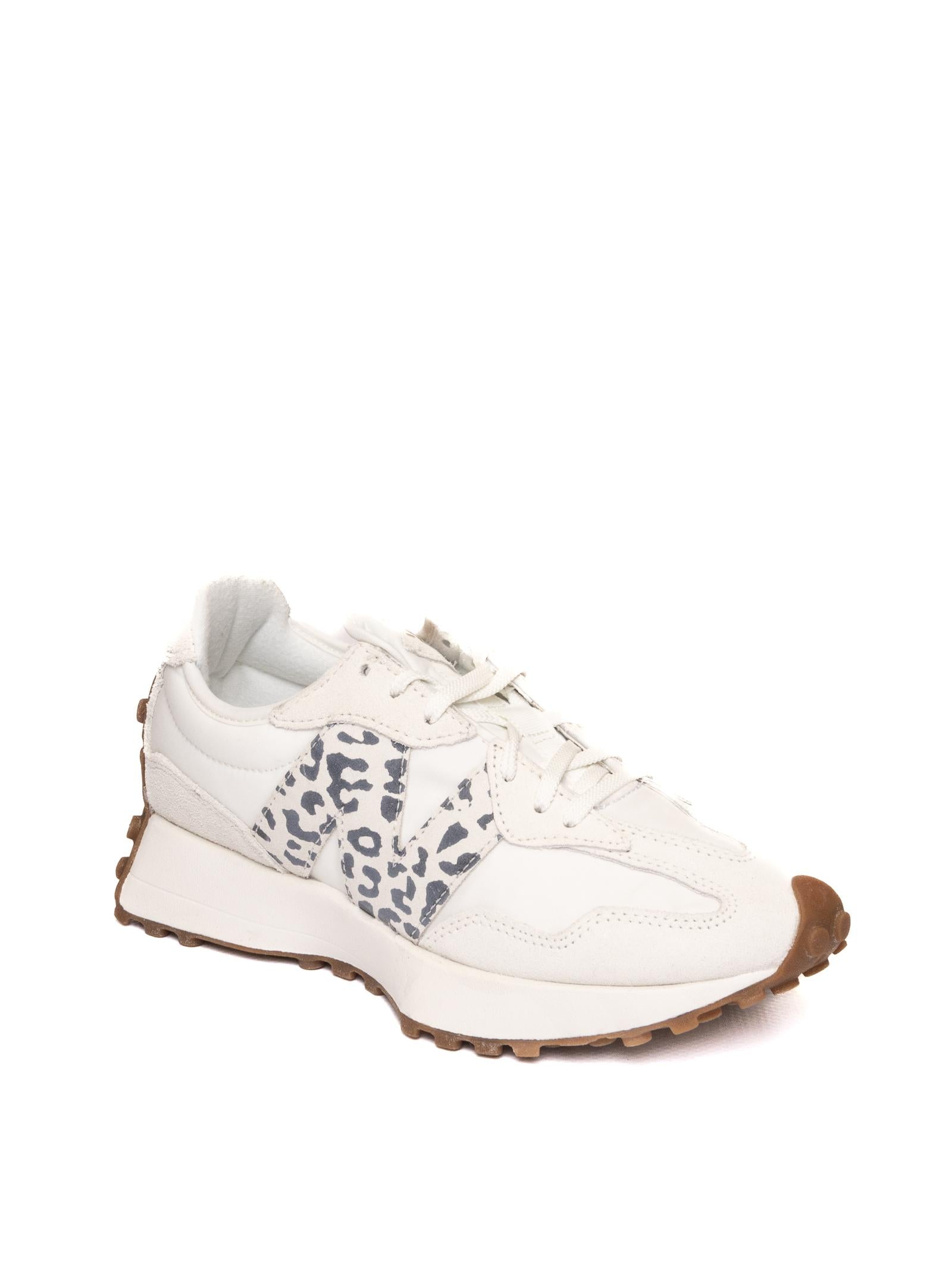 NEW BALANCE Sneaker 327 bianco/animalier 327 D PJ-WHT/ANIM 
