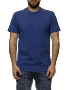 QB24 t-shirt cotone bluette 0126229 COTONE-BLU CINA 