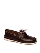 TIMBERLAND Mocassino eye boat marrone TB1740352141 LEATHER-BROWN 