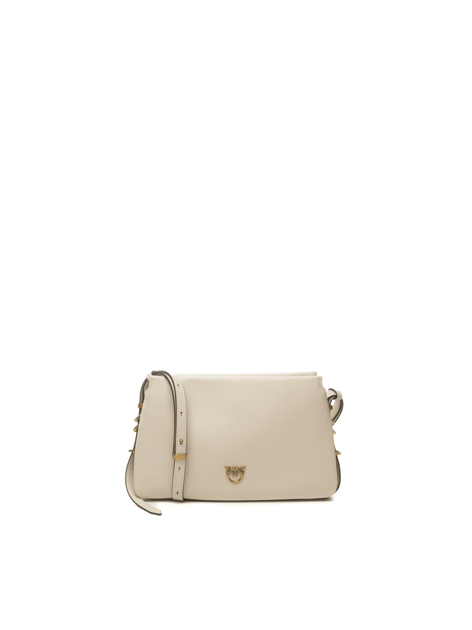 PINKO borsa a spalla triplet mini bianco/oro 105883-A0QO TRIPLET MINI-Z14Q 