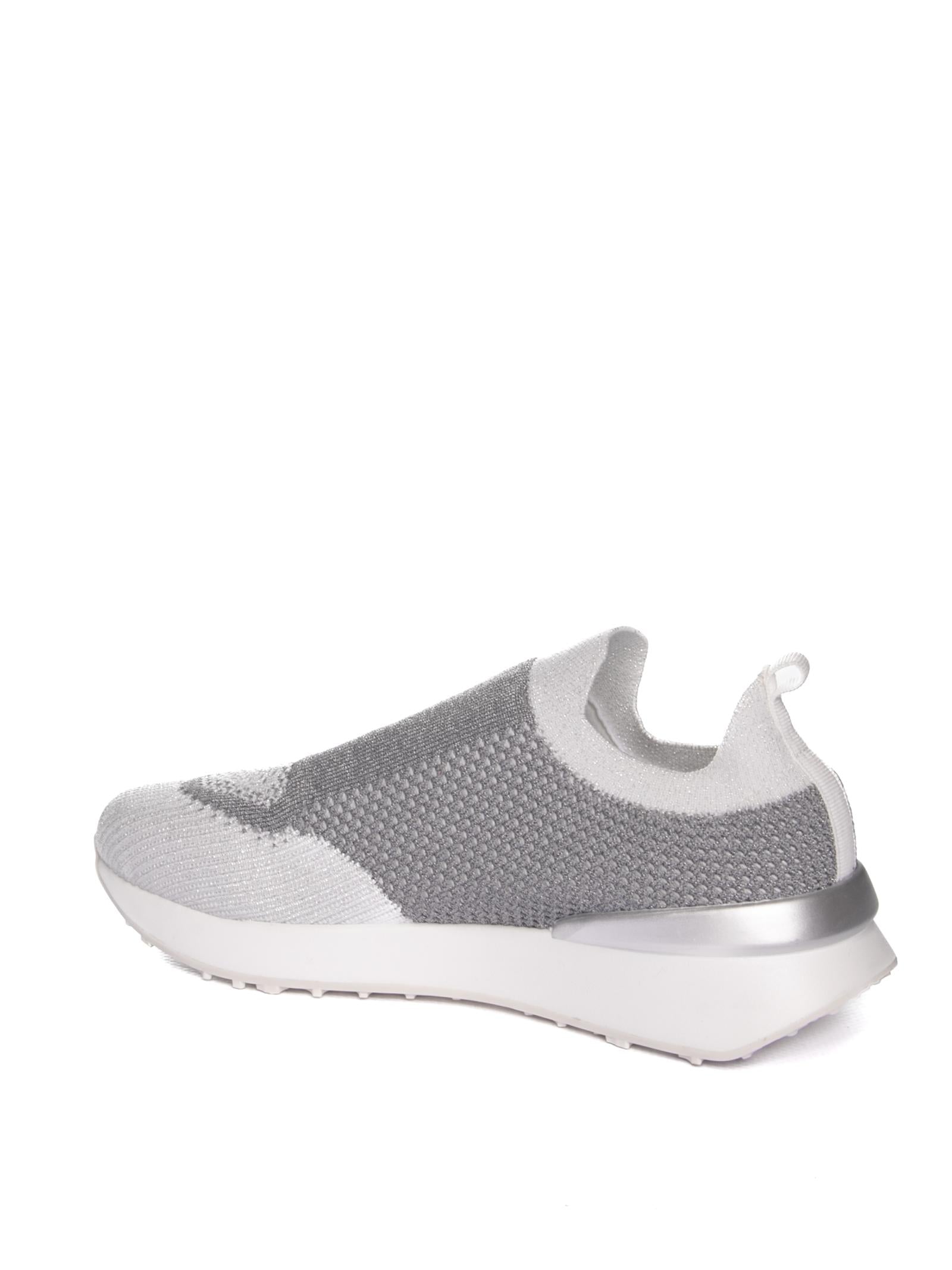 UMA PARKER NEW YORK Sneaker mesh argento 020124 TESS-SILVER 