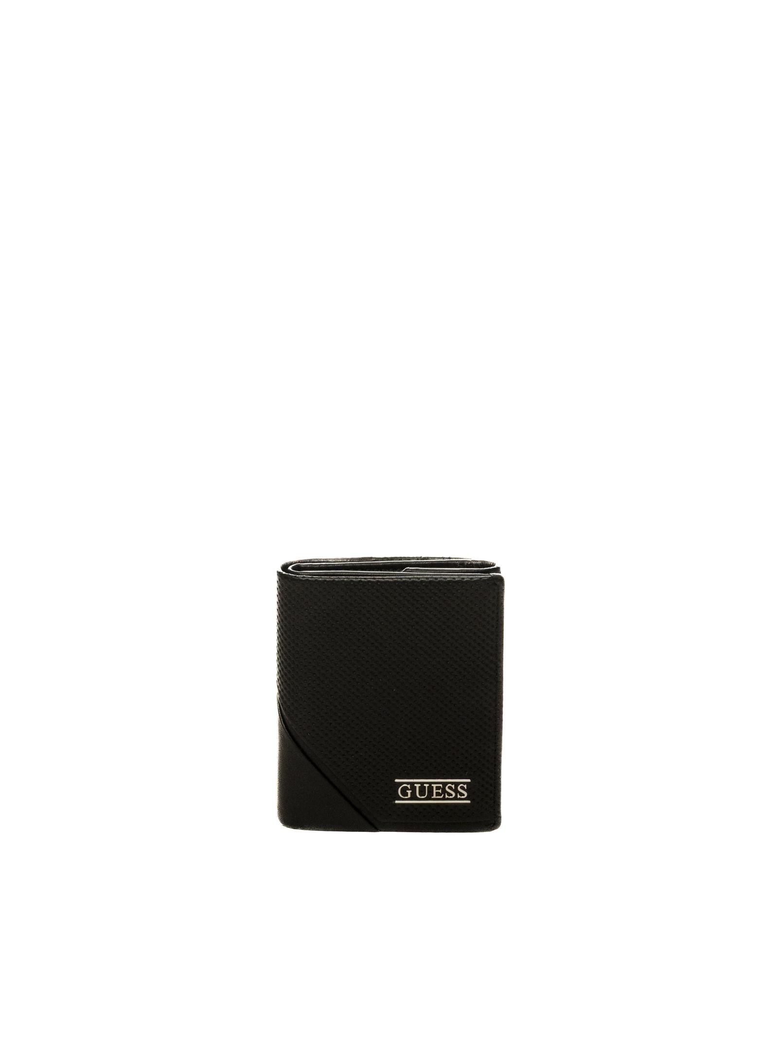 GUESS portafoglio boston nero SMBOSP LEA04 BOSTON-BLACK 