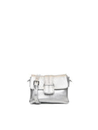 DI LORENZO borsa a spalla sabrina argento SABRINA PELLE-ARGENTO 