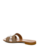 VINCENT VEGA Sandalo pelle taupe P106 HD VIT-TAUPE 