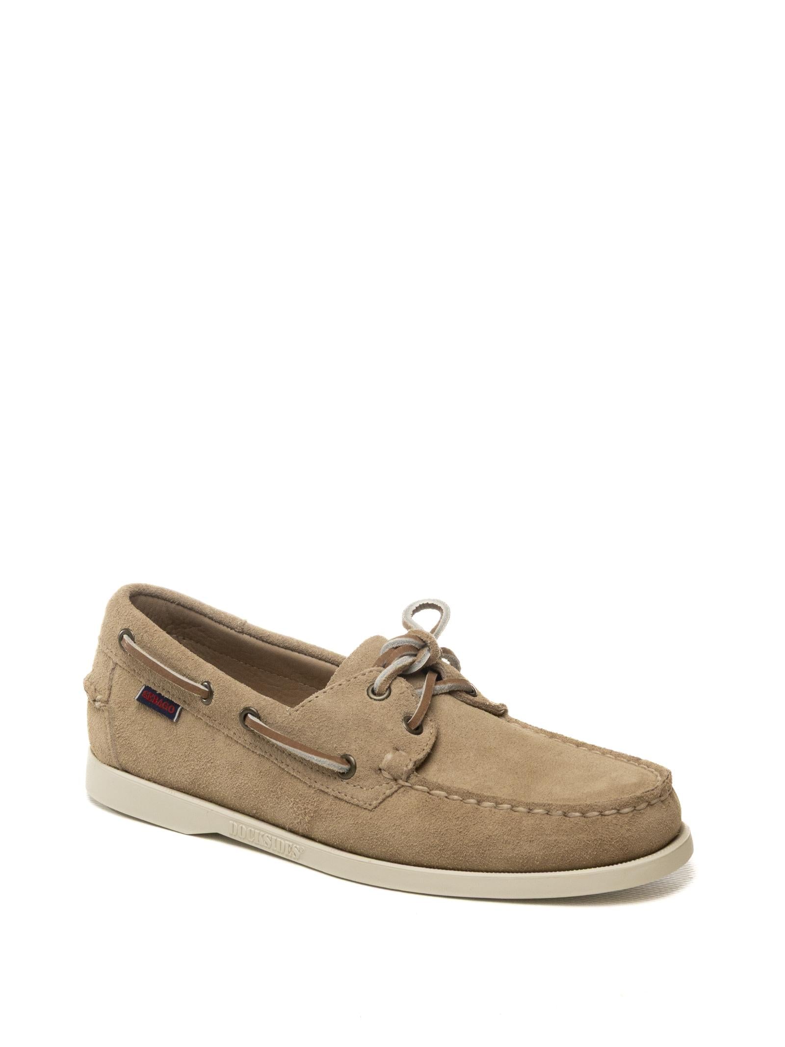 SEBAGO Mocassino barca camscio taupe PORTLAND FLESH OUT 7111PTW-BROWN/TAUPE 910 