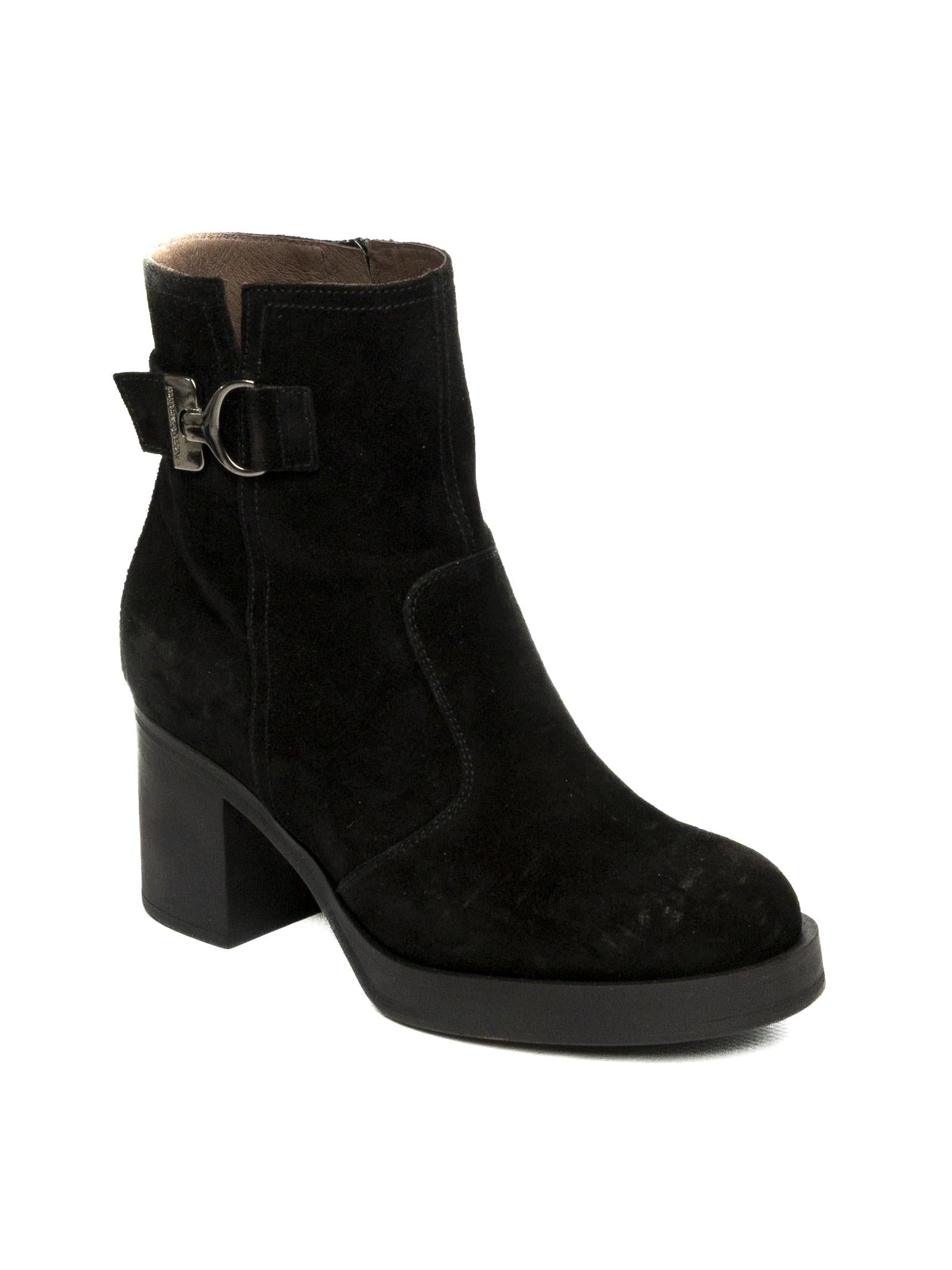 NERO GIARDINI Tronchetto camoscio moro 513892 AROLD-NERO 