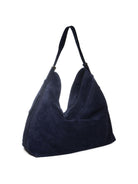 DI LORENZO borsa a spalla manuela blu MANUELA CAMOSCIO-BLU 