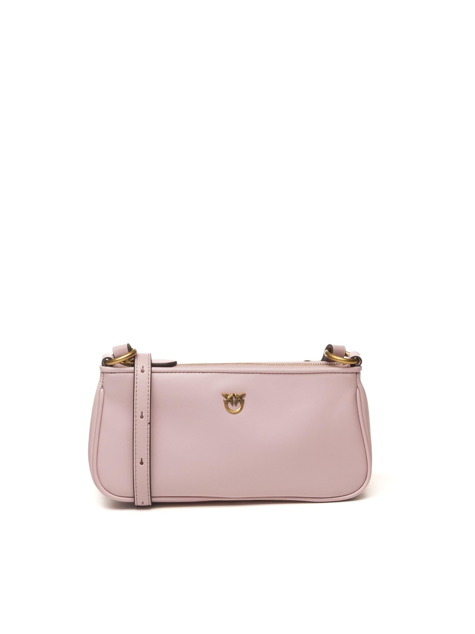 PINKO borsa a spalla half moon rosa/oro 105069-A0QO HALF MOON-P26Q 