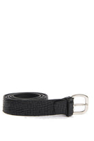 ITALIAN BELTS cintura pelle nera 528/35 PELLE-NERO 