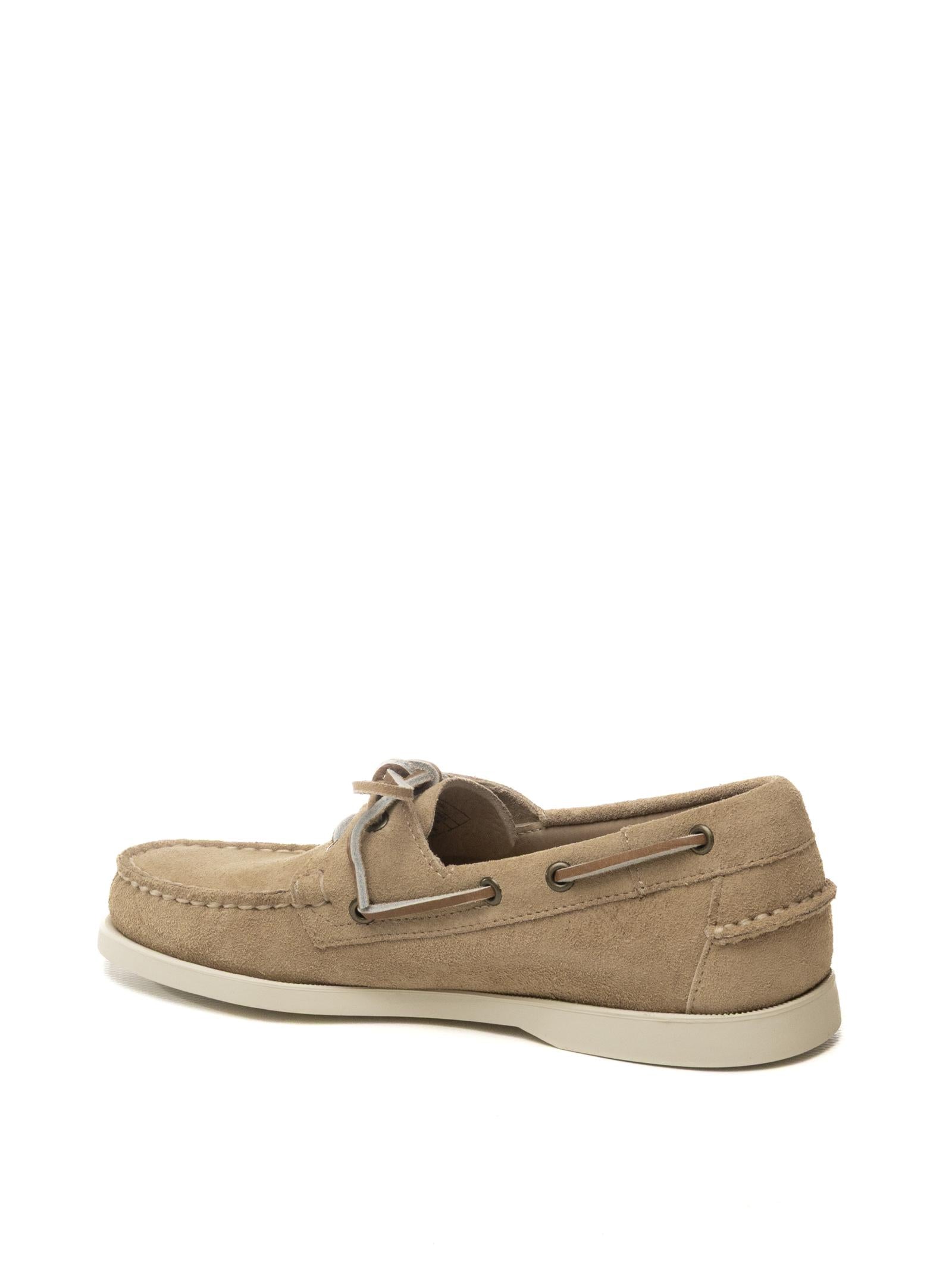 SEBAGO Mocassino barca camscio taupe PORTLAND FLESH OUT 7111PTW-BROWN/TAUPE 910 