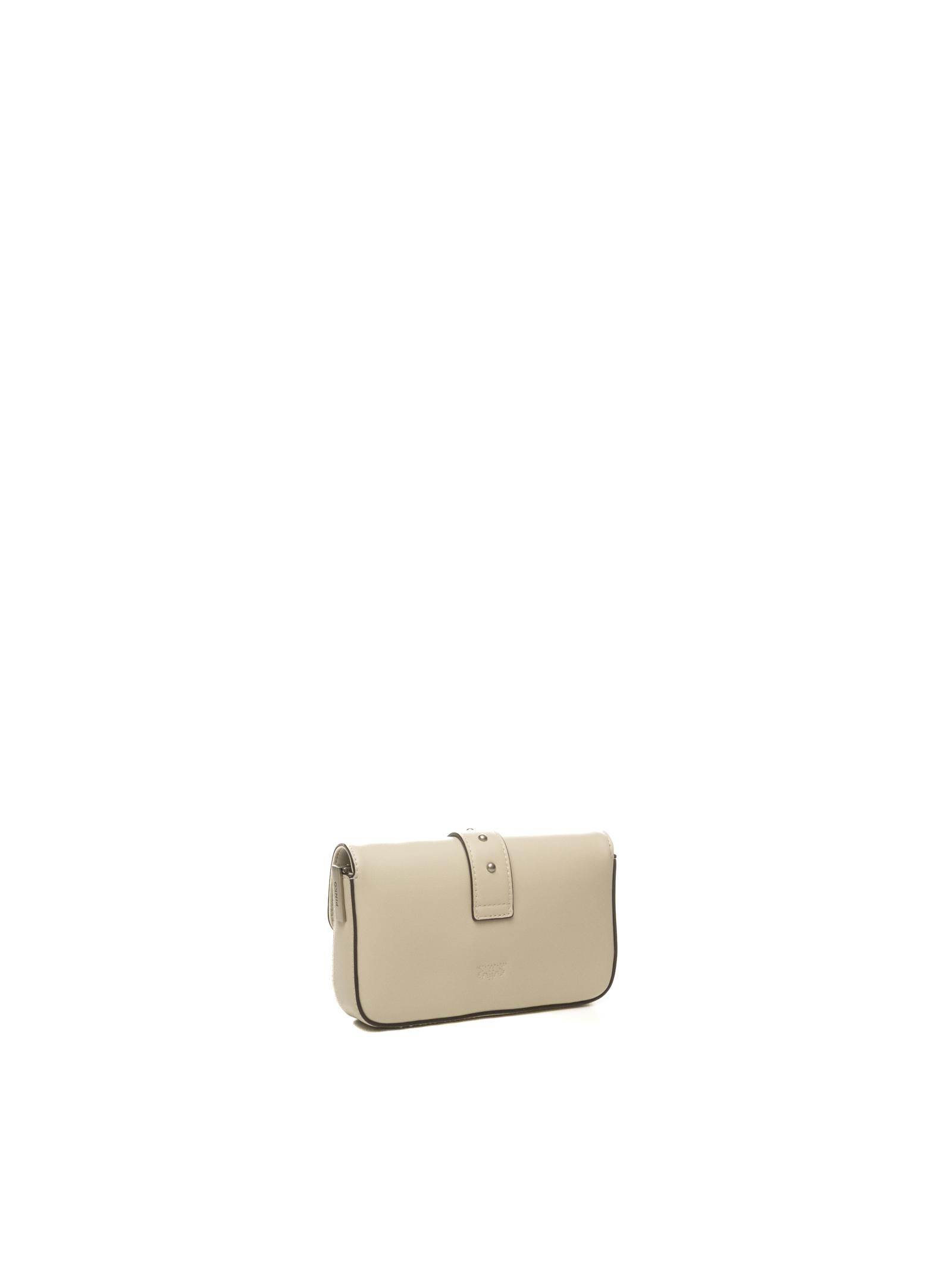 PINKO borsa a spalla love one bianco/argento 105353-A0QO LOVE ONE-Z14O 