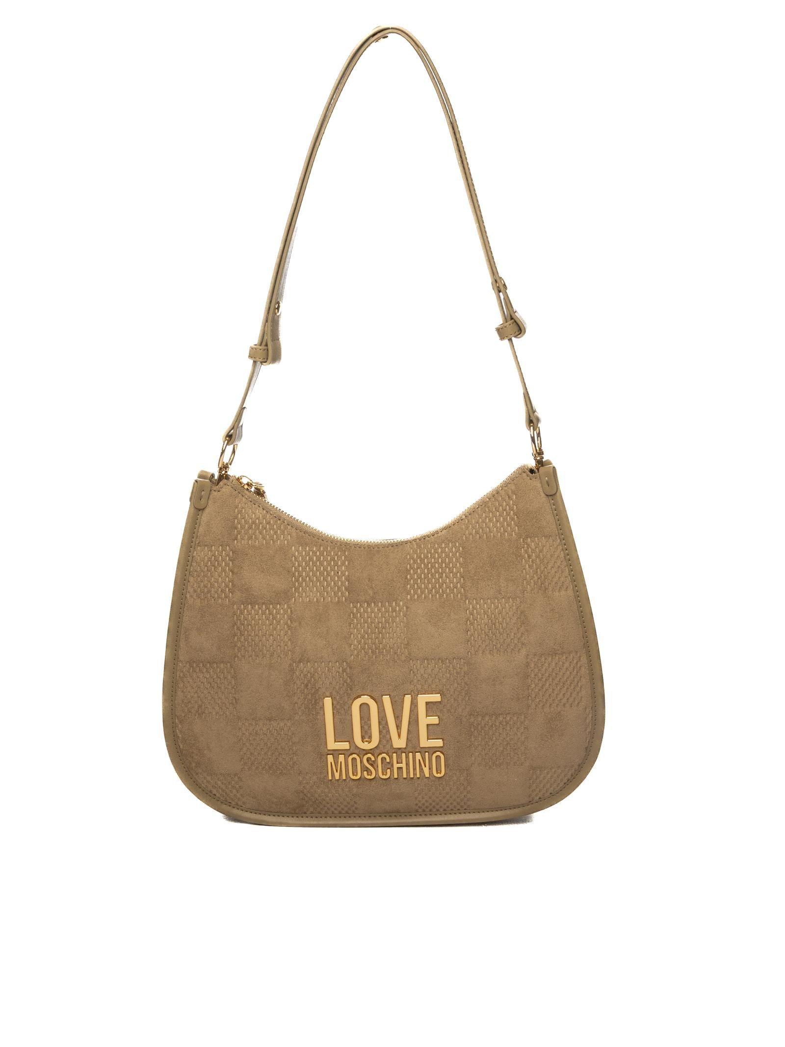 LOVE MOSCHINO borsa a spalla sabbia JC4126 PP0N-10A 