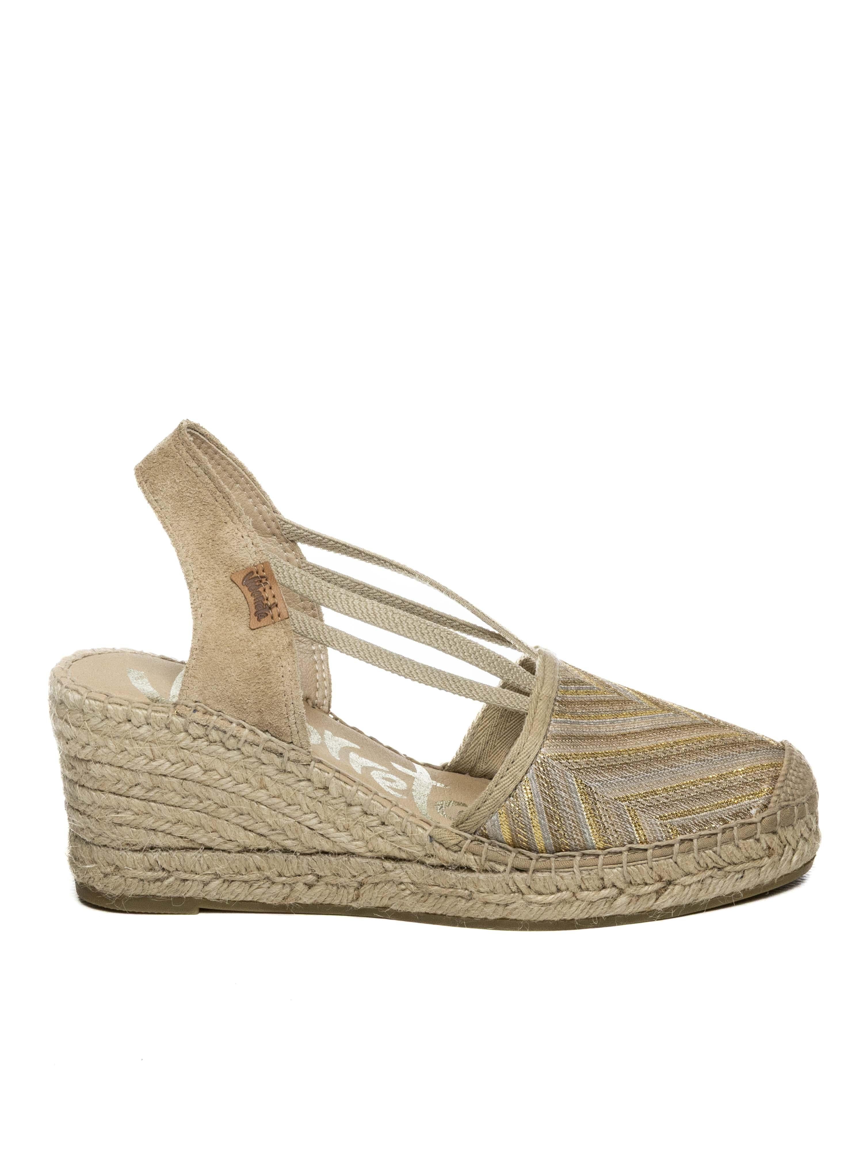 VIDORRETA espadrilles tejido espiga arena 111 TEJIDO ESPIGA-ARENA 