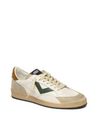 4B12 Sneaker play new bianco/verde PLAYNEW U PELLE/CAM-124 