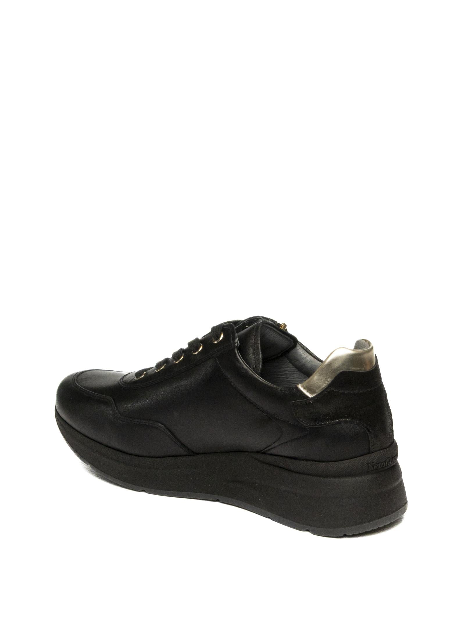 NERO GIARDINI Sneaker pelle nero 514070 GUANTO-NERO 