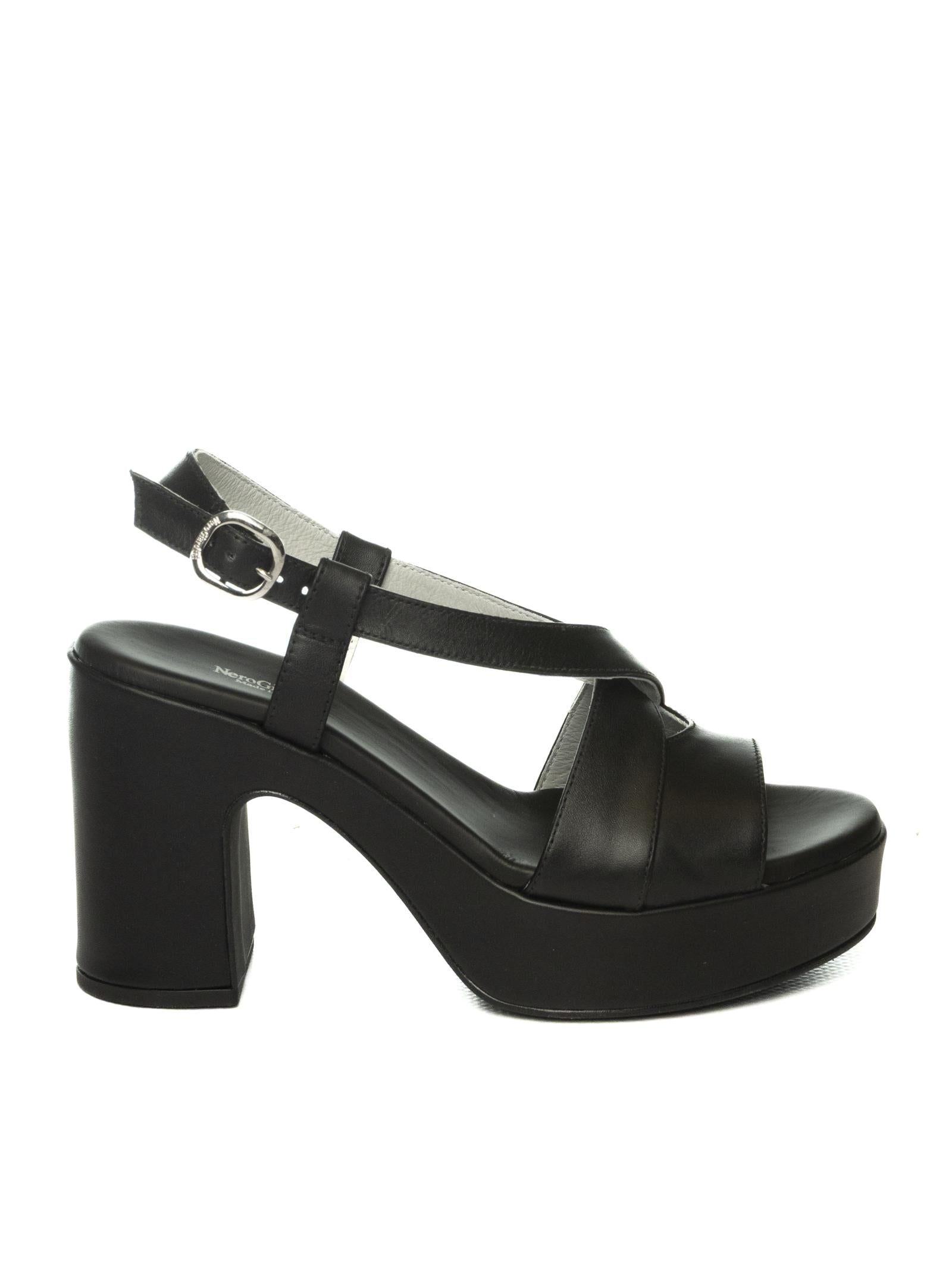 NERO GIARDINI Sandalo pelle nero 513640 TAMIGI-NERO 